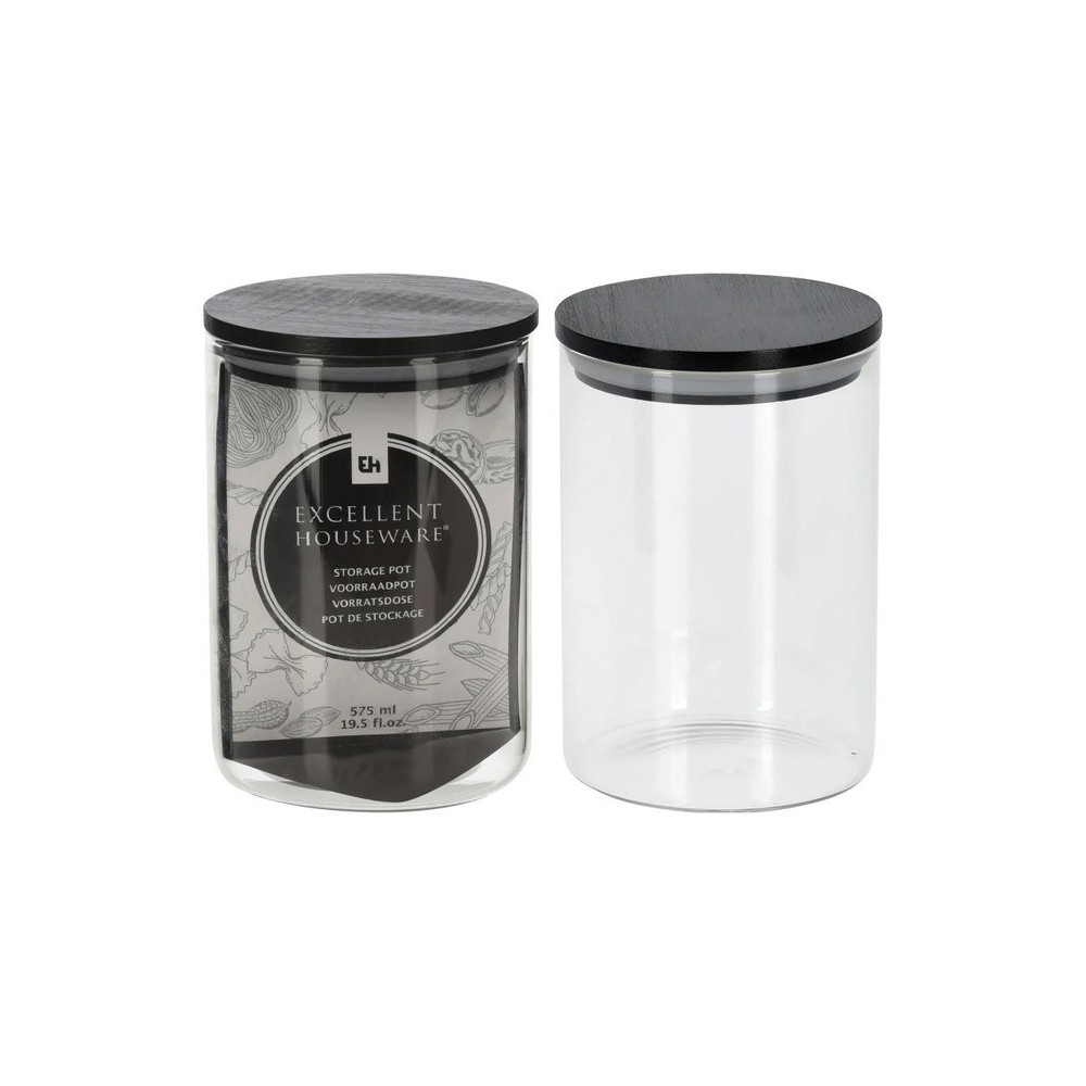 BOCAL DE CONSERVATION EN VERRE AVEC COUVERCLE 575ml