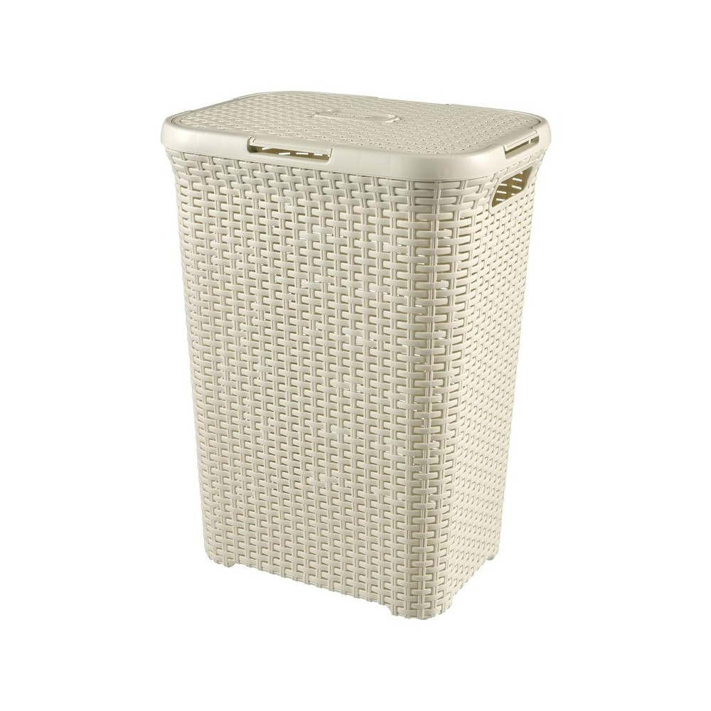 PANIER À LINGE CURVER 40 L BLANC PANIER À LINGE CURVER 40 L BLANC