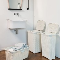 PANIER À LINGE CURVER 40 L BLANC