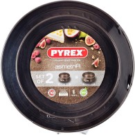 SET DE 2 MOULE À CAKE ASIMETRIA MARRON – PYREX