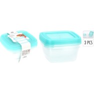LOT DE 3 BOÎTES DE RANGEMENT 250 ml