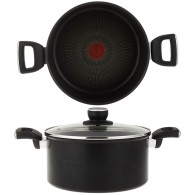 FAITOUT + COUVERCLE ANTIADHÉSIF TITANIUM 24 CM (5 L) - TEFAL UNLIMITED
