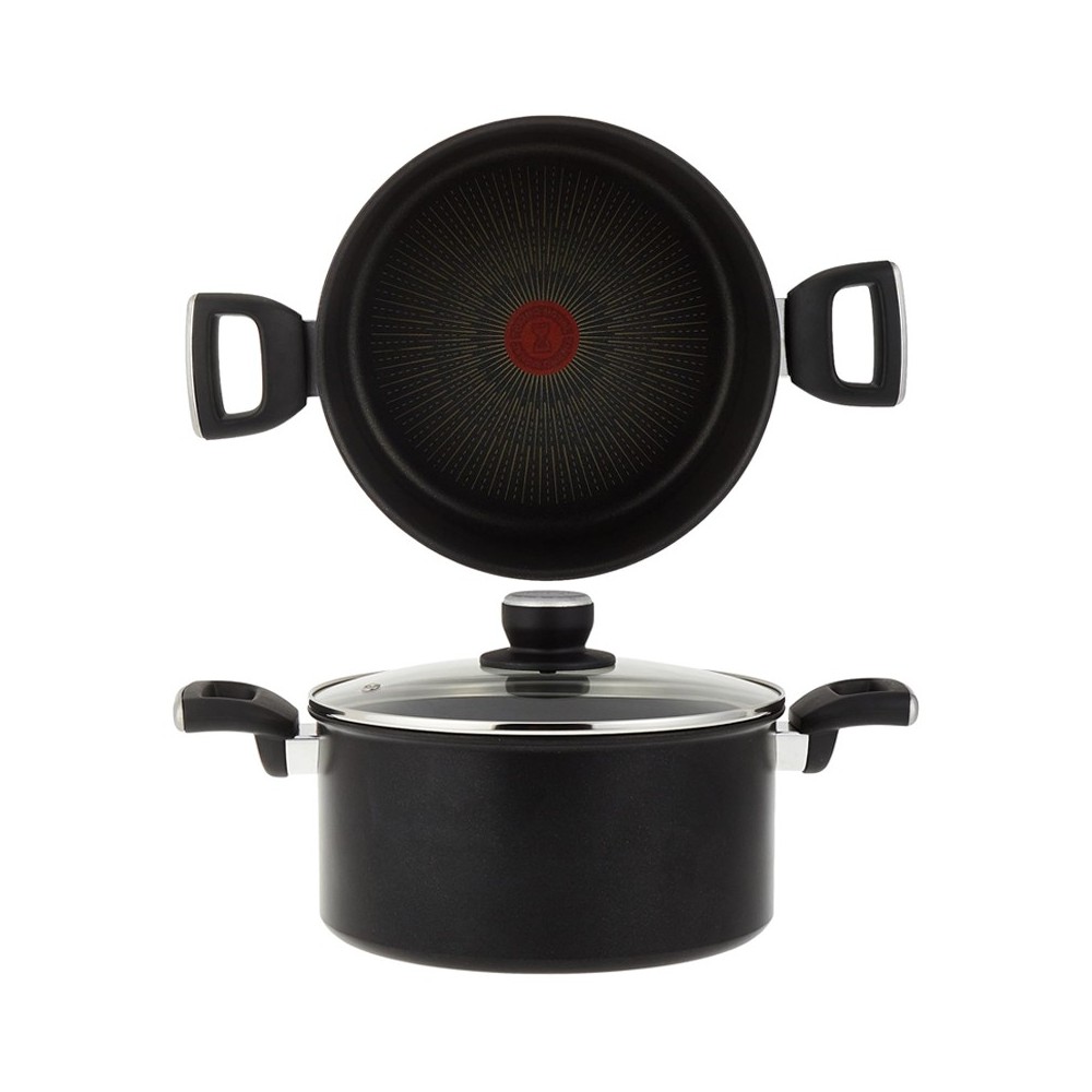 FAITOUT + COUVERCLE ANTIADHÉSIF TITANIUM 24 CM (5 L) - TEFAL UNLIMITED