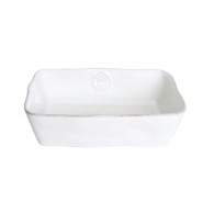 PLAT À FOUR RECTANGULAIRE NOVA BLANC 25 CM