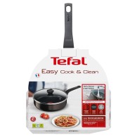 POÊLE SAUTEUSE+COUV ANTIADHÉSIF TITANIUM 24 CM - TEFAL Easy Cook&Clean