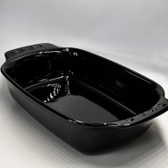 PLAT À FOUR SMEG NOIR 38 CM