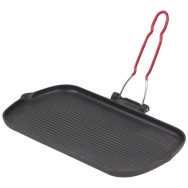 POÊLE GRIL CARRÉ EN FONTE 37x22 CM - INVICTA