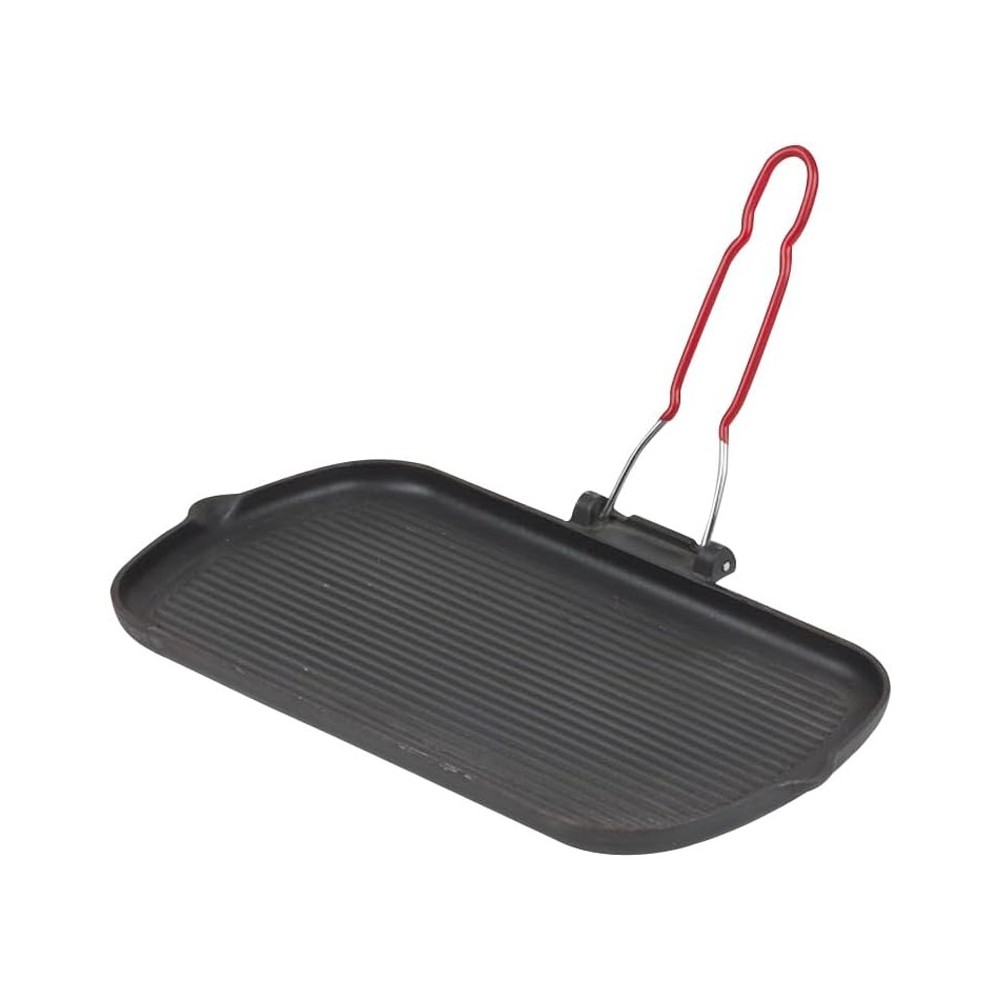 POÊLE GRIL CARRÉ EN FONTE 37x22 CM - INVICTA