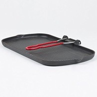 POÊLE GRIL CARRÉ EN FONTE 37x22 CM - INVICTA