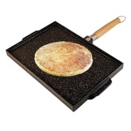 POÊLE RECTANGULAIRE ANTIADHÉSIF 2 FACES MULTIUSAGE 36x24 CM - PANDIANI