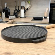POÊLE RONDE ANTIADHÉSIF 2 FACES MULTIUSAGE 28 CM - PANDIANI