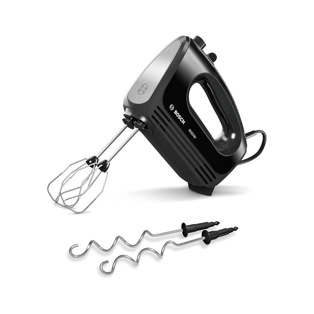 BATTEUR ELECTRIQUE 400 W 4 VITESSES - BOSCH "CleverMixx" NOIR BATTEUR ELECTRIQUE 400 W 4 VITESSES - BOSCH "CleverMixx" NOIR
