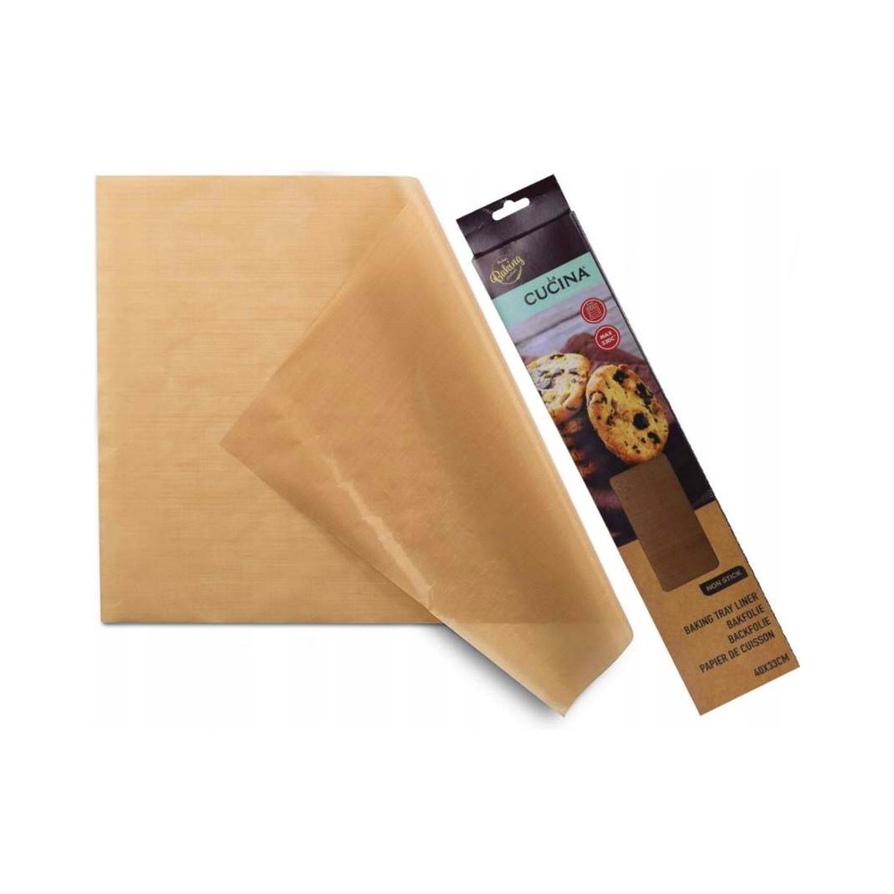 PAPIER DE CUISSON RÉUTILISABLE ANTIADHÉSIF 40x33 CM - LA CUCINA