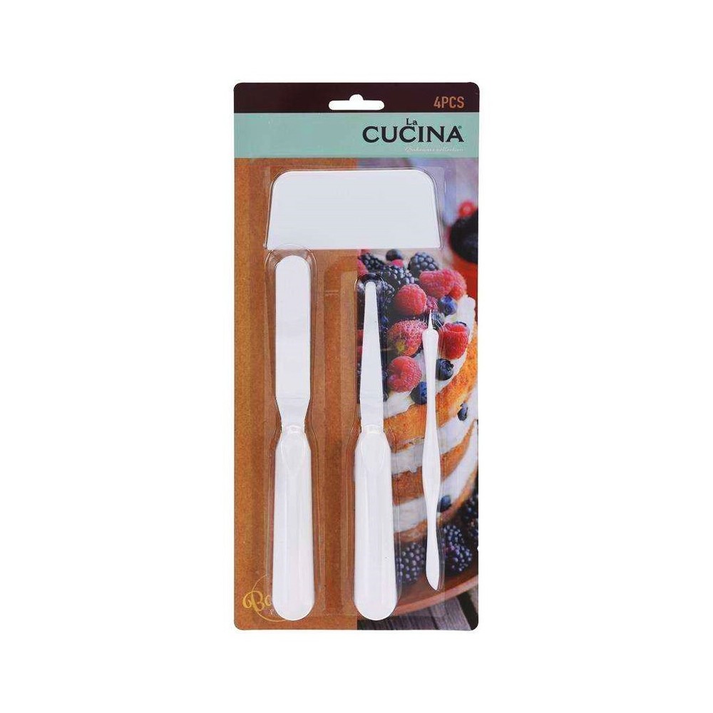 SET DE 4 USTENSILES DE PÂTISSERIE POUR DÉCORATION - LA CUCINA
