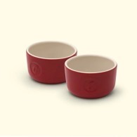 RAMEQUIN ROUGE EN CÉRAMIQUE 9 CM