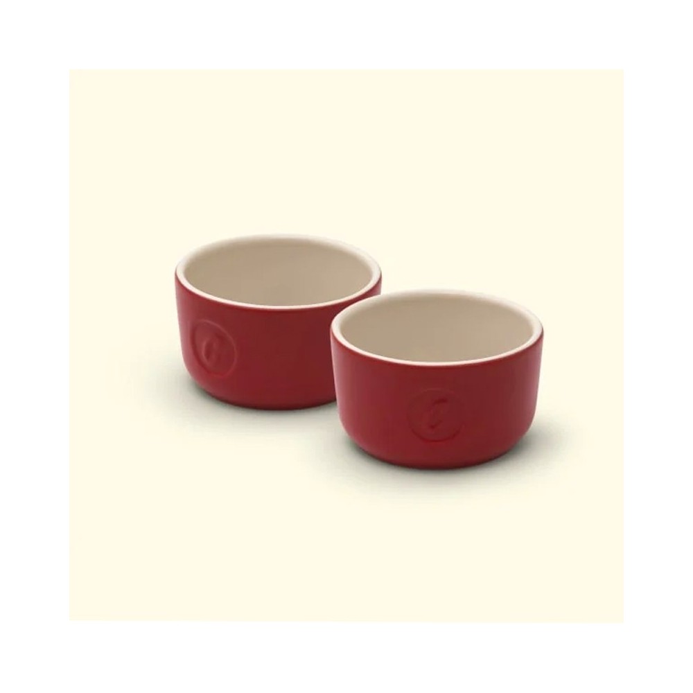 RAMEQUIN ROUGE EN CÉRAMIQUE 9 CM