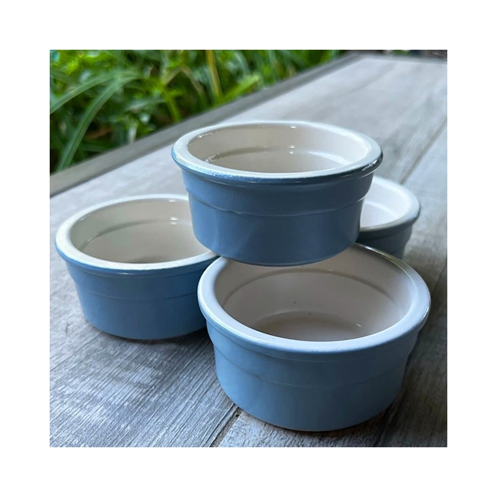 RAMEQUIN BLEU EN CÉRAMIQUE 9 CM