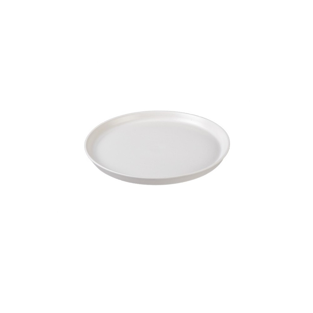 PLAT À DESSERT BLANC EN GRÈS CÉRAMIQUE 16 CM