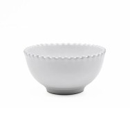 BOL BLANCHE EN GRÈS CÉRAMIQUE 13 CM