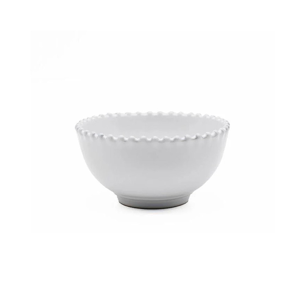 BOL BLANCHE EN GRÈS CÉRAMIQUE 13 CM