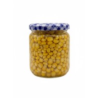 POT EN VERRE TRANSPARENT AVEC COUVERCLE 370 ML