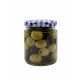 POT EN VERRE TRANSPARENT AVEC COUVERCLE 250 ML