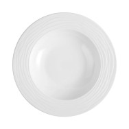 ASSIETTE CREUSE GASTRO BLANCHE EN PORCELAINE Ø 29 CM