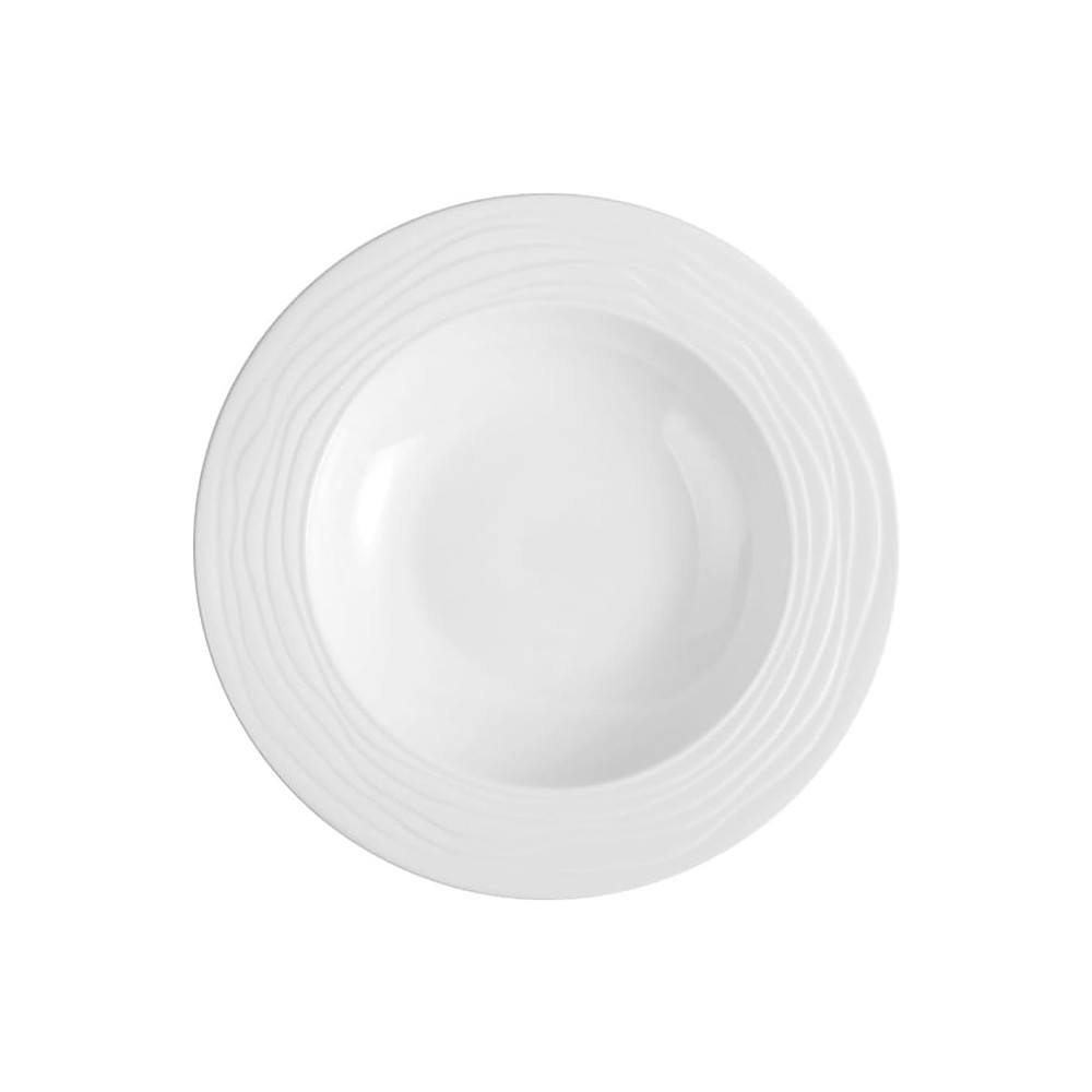 ASSIETTE CREUSE GASTRO BLANCHE EN PORCELAINE Ø 29 CM ASSIETTE CREUSE GASTRO BLANCHE EN PORCELAINE Ø 29 CM