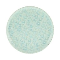 PLAT PIZZA BLEU PASTEL EN GRÈS CÉRAMIQUE 28 CM