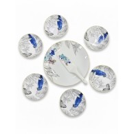 SERVICE À GATEAU ROND COMPOSÉ DE 8 PIÈCES