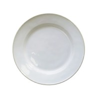 ASSIETTE PLATE BLANC EN GRÈS CÉRAMIQUE 28 CM