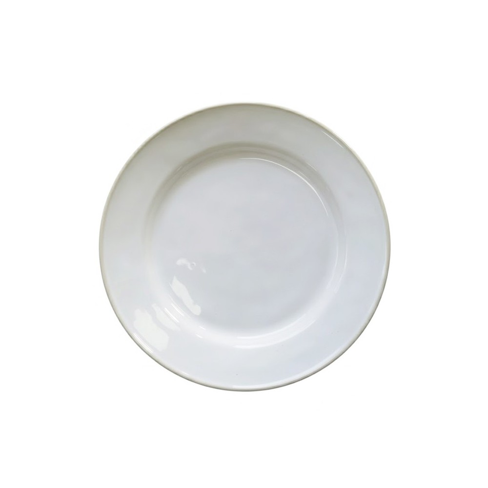 ASSIETTE PLATE BLANC EN GRÈS CÉRAMIQUE 28 CM