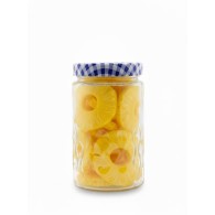 POT EN VERRE TRANSPARENT AVEC COUVERCLE 746 ML