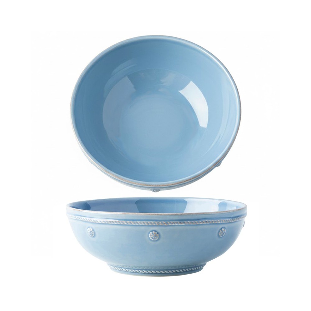 BOL BLEU CLAIR "Juliska" EN GRÈS CÉRAMIQUE 20 CM