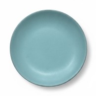 ASSIETTE PLATE TURQUOISE EN GRÈS CÉRAMIQUE 28 CM