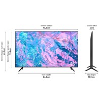 TV SAMSUNG 43" SMART - LED CRYSTAL UHD 4K (CU7100)