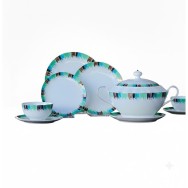 SERVICE À TABLE BANDE DE 25 PIÈCES