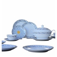 SERVICE À TABLE BANDE VERSACE DE 25 PIÈCES