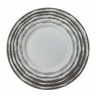 SERVICE D’ASSIETTES À MOTIFS BANDE 36 PIÈCES