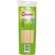 BROCHETTE EN BOIS X100 -L 25 CM METALTEX