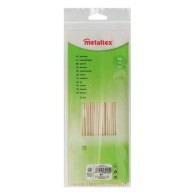 BROCHETTE EN BOIS X100 -L 25 CM METALTEX