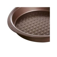 MOULE À GÂTEAU EN MÉTAL PYREX  26 CM, MARRON