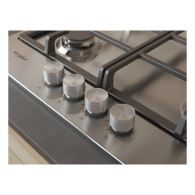 TABLE DE CUISSON WHIRLPOOL 60 CM INOX 4 FOYERS Multilevel flame